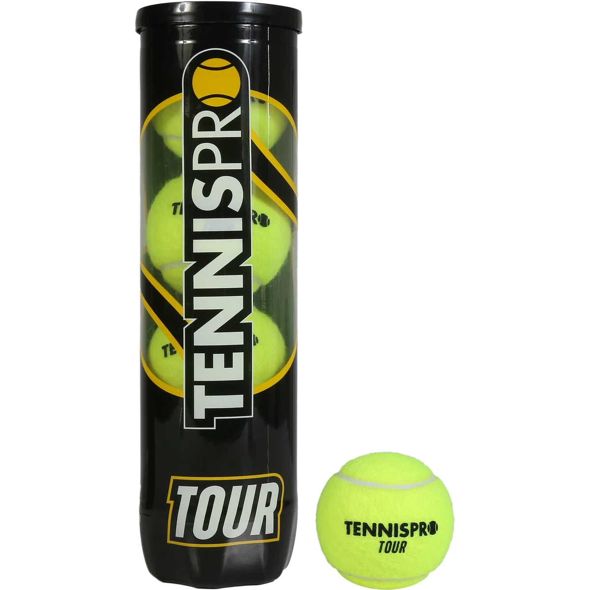 Box of 18 Tubes of 4 Tennispro Tour Tennis Balls