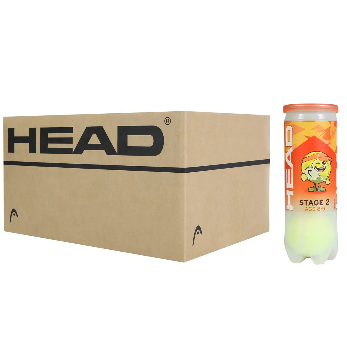 Box of 24 Tubes of 3 Head Tip Orange Balls