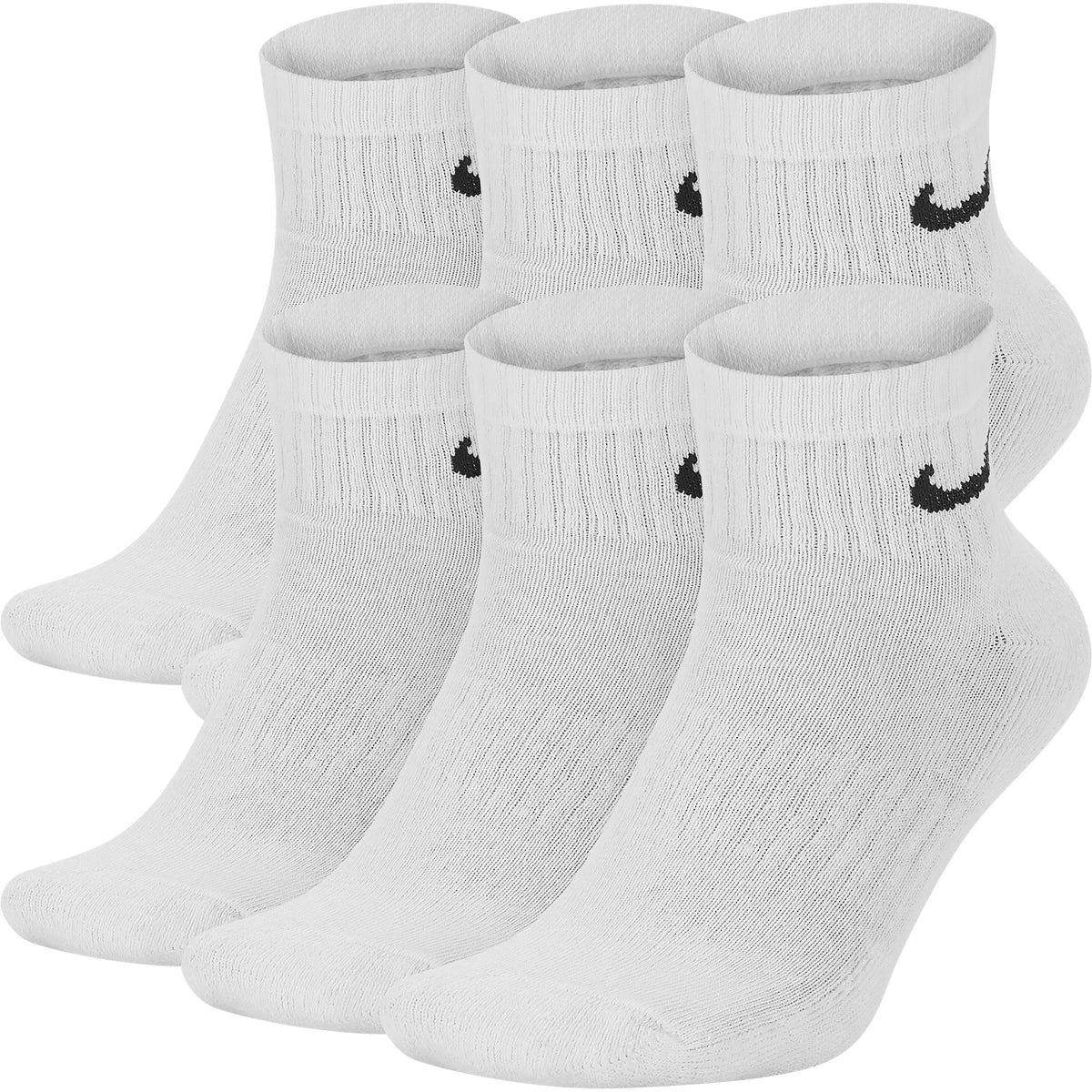 6 Pairs of Nike Cushioned Ankle Socks