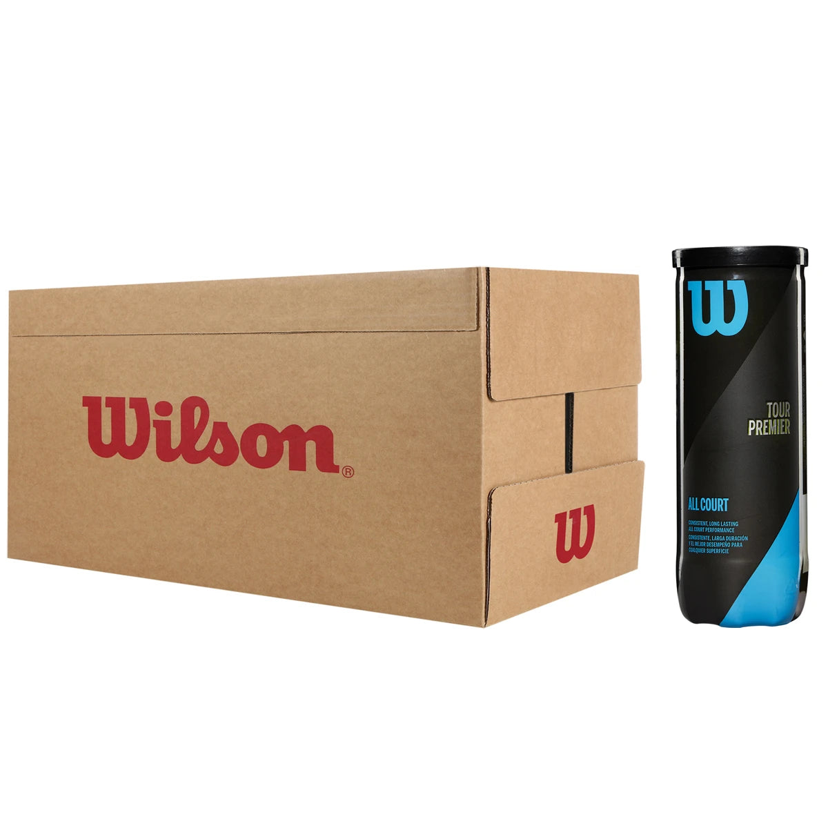 Box of 24 Tubes of 3 Wilson Tour Premier Tennis Balls