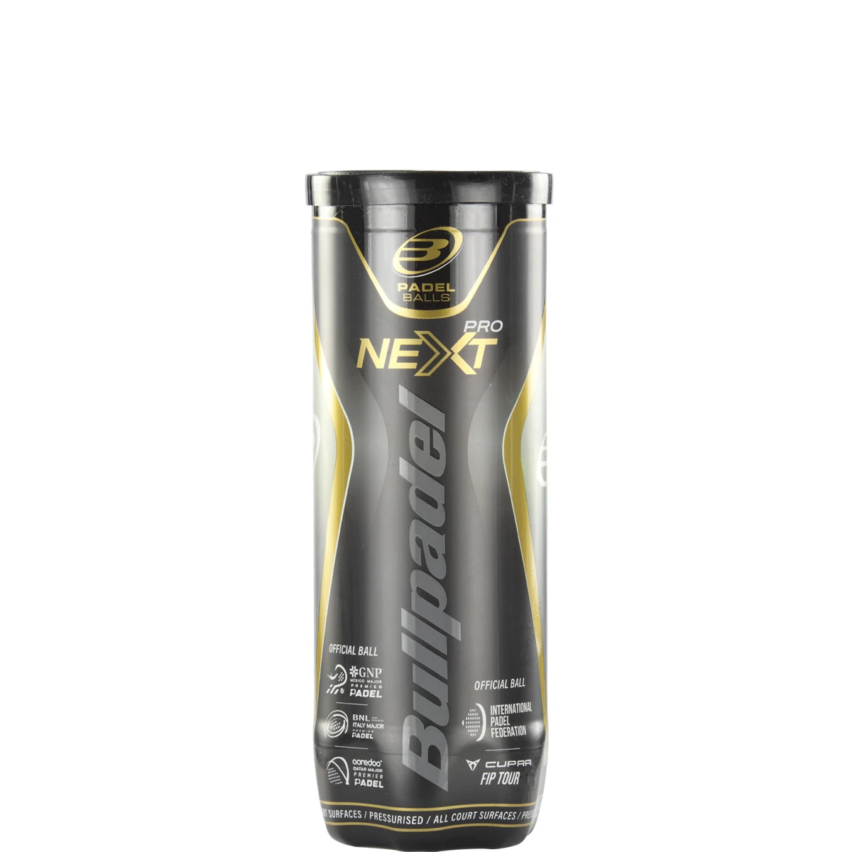 Tube of 3 Bullpadel Fip Next Pro Balls