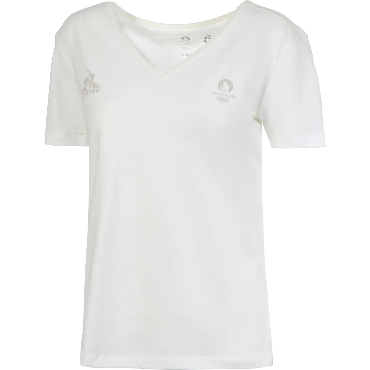 Le Coq Sportif V-Neck T-Shirt Paris 2024 Essential