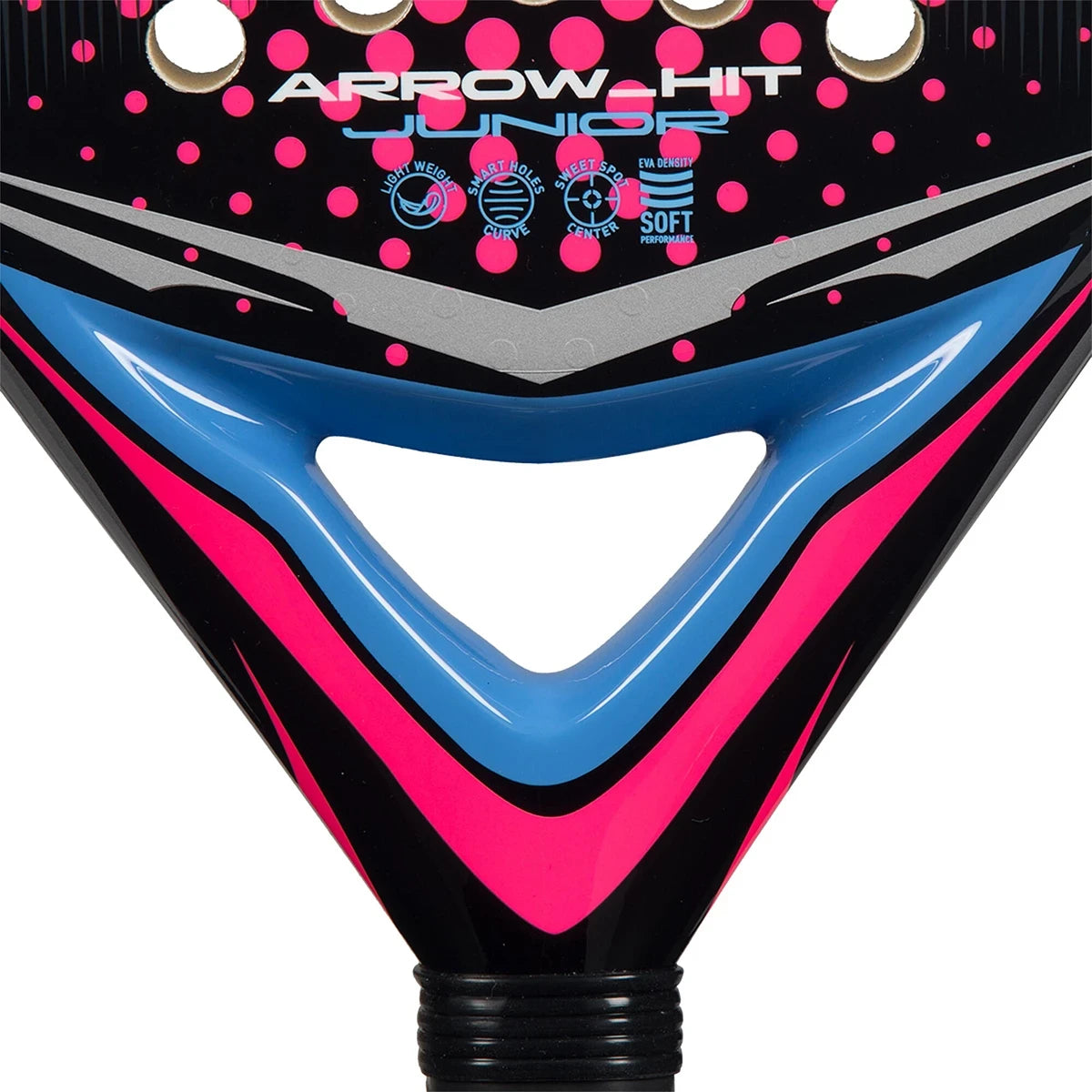 adidas Arrow Hit Junior White/Pink Padel racket