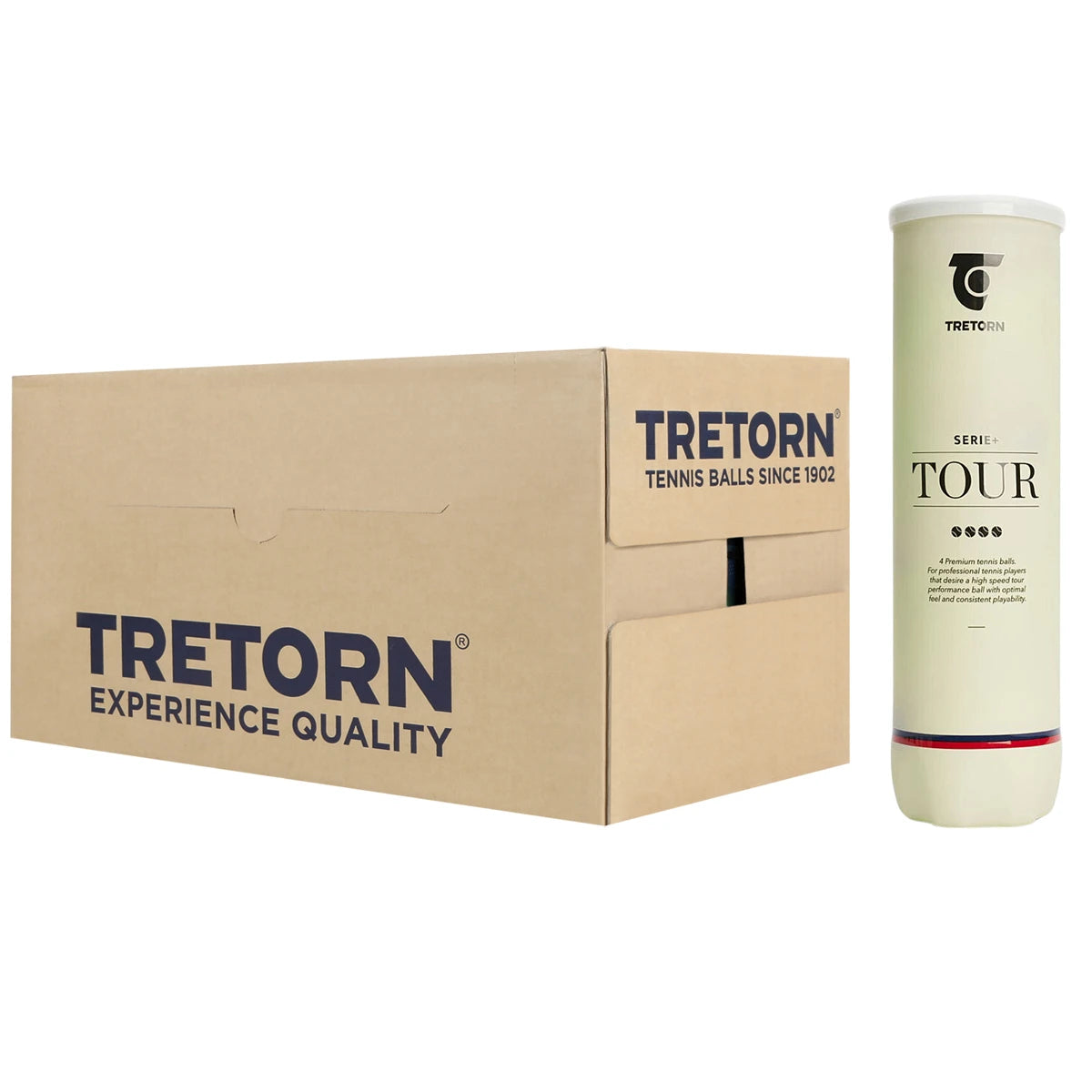 Box of 18 Tubes of 4 Tretorn Serie+ Balls