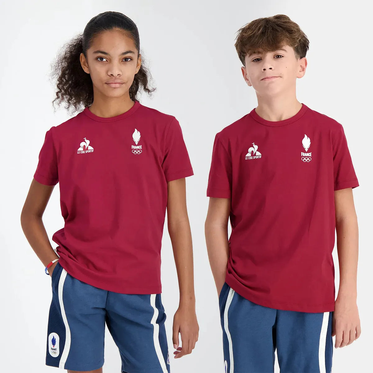 Le Coq Sportif Junior France Olympic Village T-Shirt
