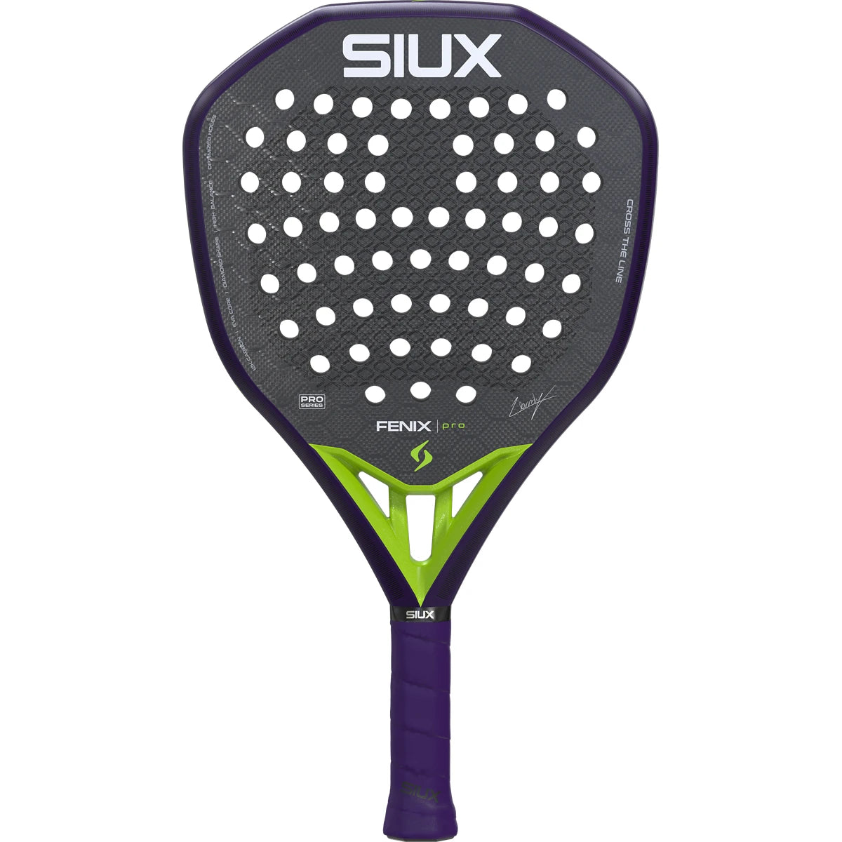 Siux Fenix Pro 2026 Glow Purple Padel Racket