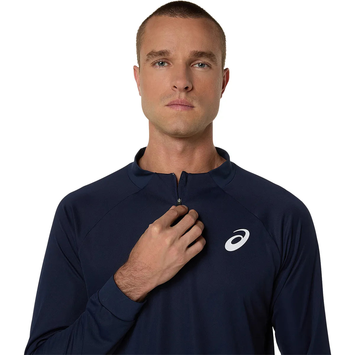 Asics Court Long Sleeve 1/4 Zip T-Shirt