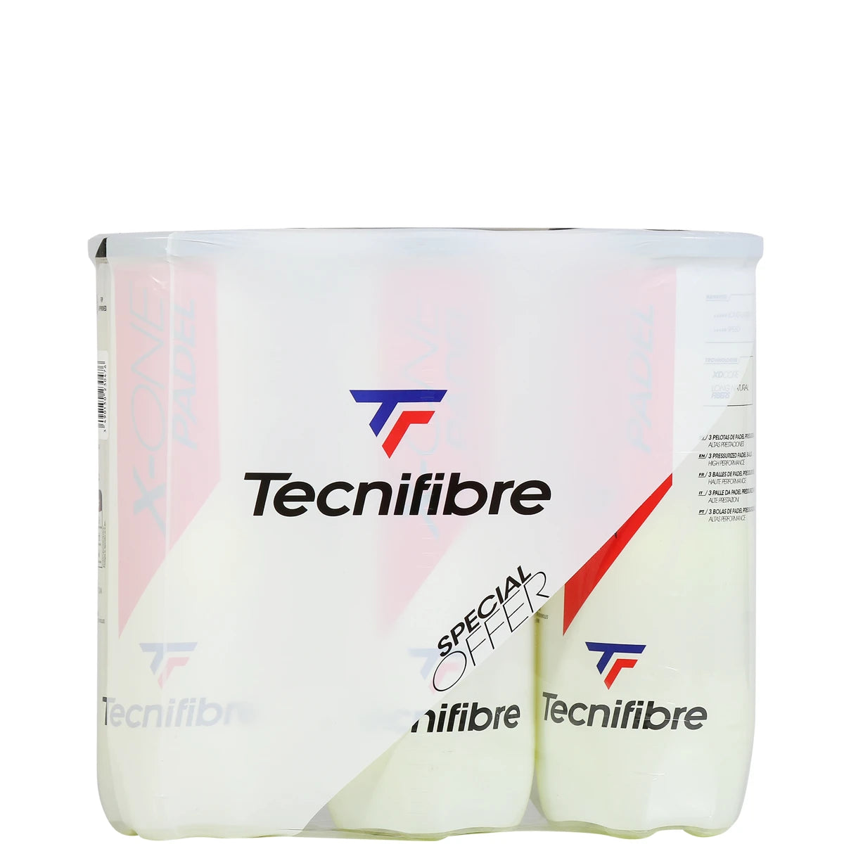 Tripack of 3 Tecnifibre X-One Padel Balls