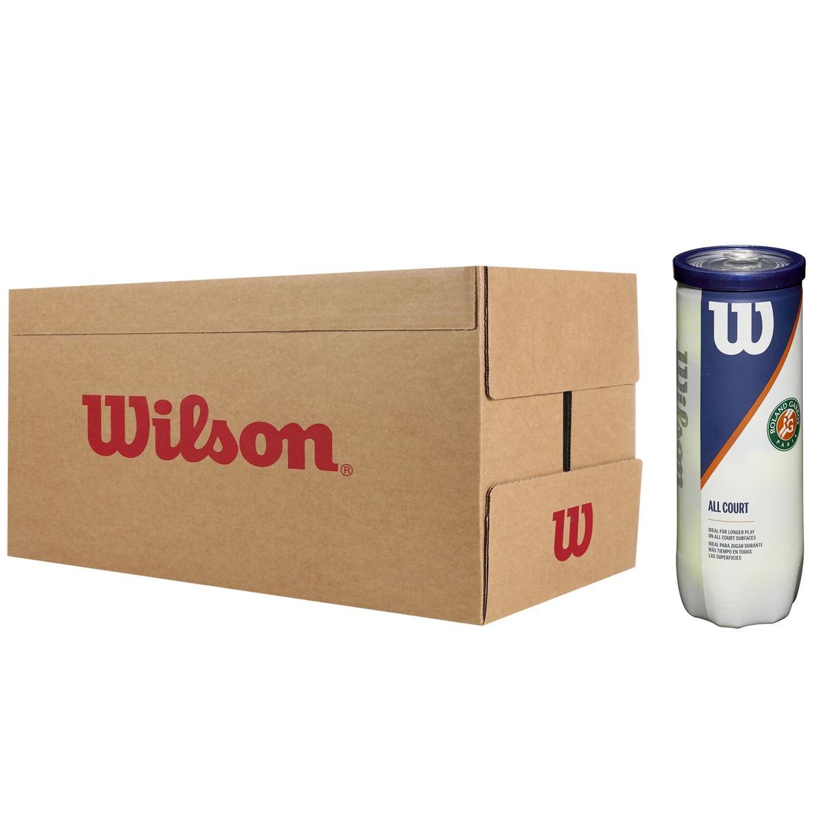Box of 24 Tubes of 3 Wilson Roland Garros All Court Tennis Balls
