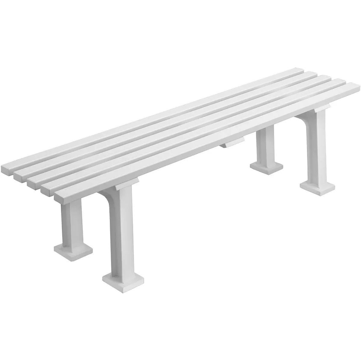 White Tennis Bench 2M