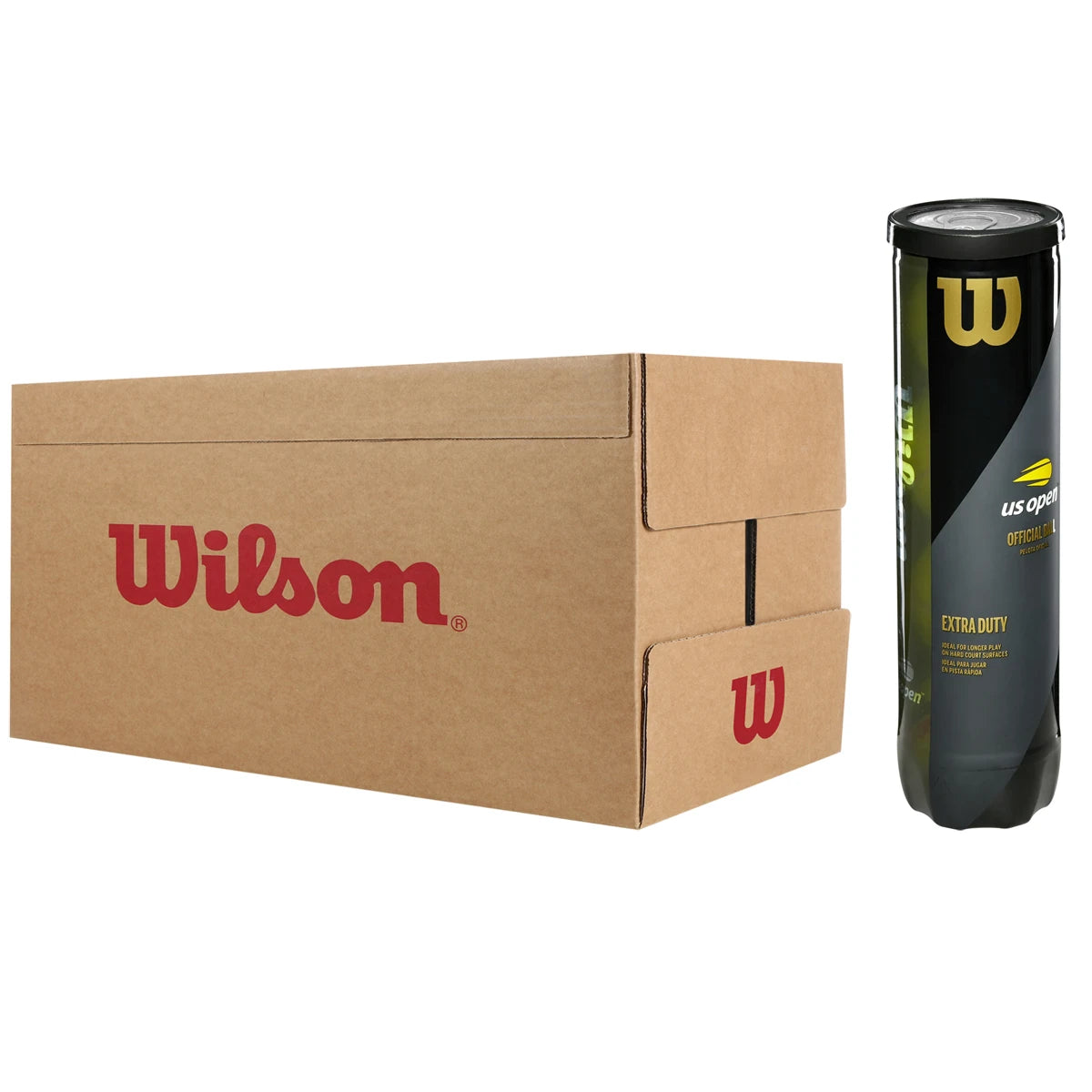 Box of 18 Tubes of 4 Wilson US Open Balls