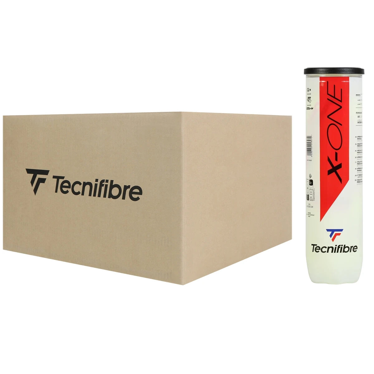 Carton of 36 Tubes of 4 Tecnifibre X-One Tennis Balls