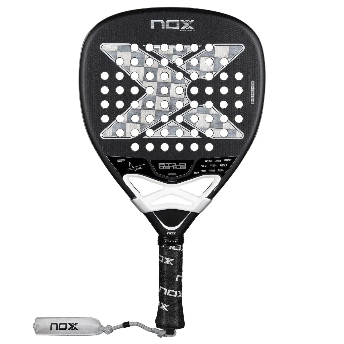 Nox At10 Genius Attack 18K Alum Padel Racket By Agustin Tapia 2026