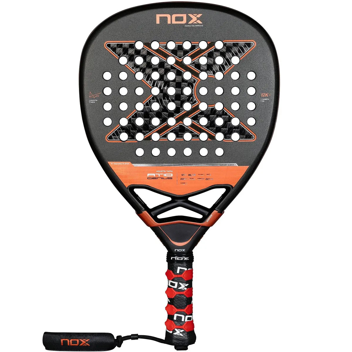 Padel Racket Nox At10 Genius Attack 12K By Agustin Tapia