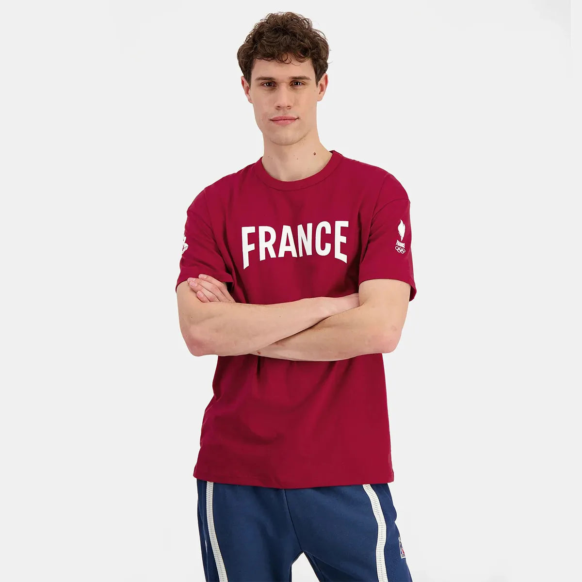 Le Coq Sportif France Olympic Village T-Shirt