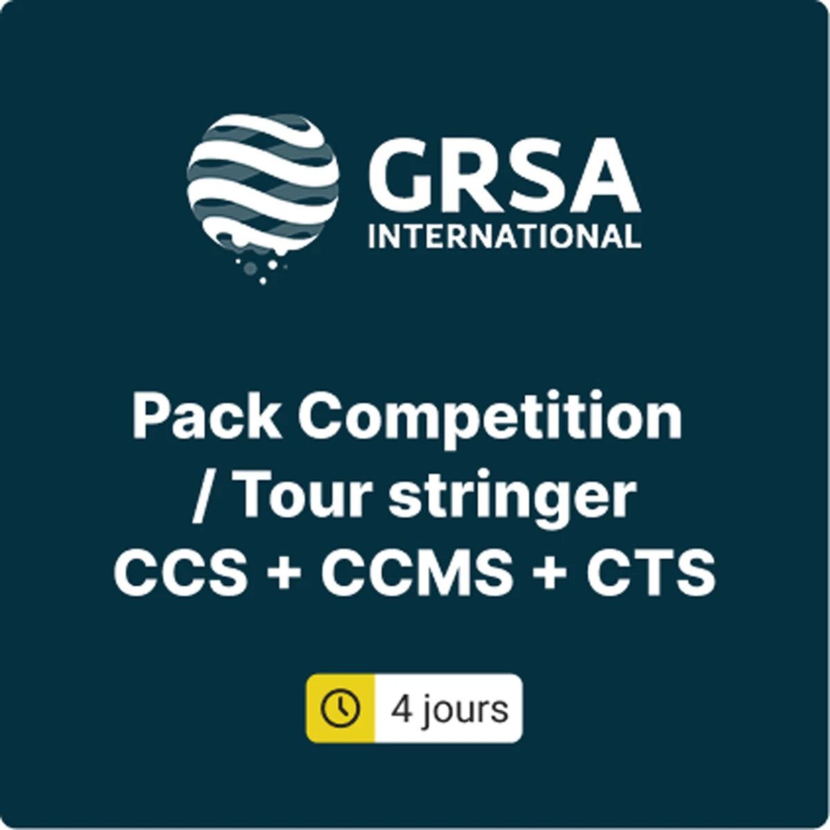 Stage Training Pack Grsa Competition + Tour Stringer