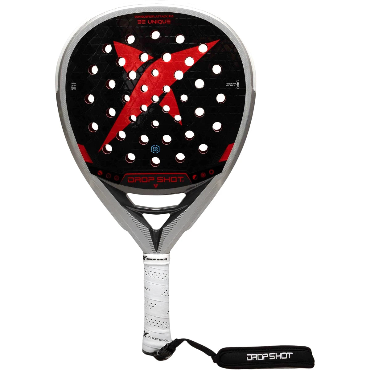 Padel Racket Test Drop Shot Conqueror Attack 2.0