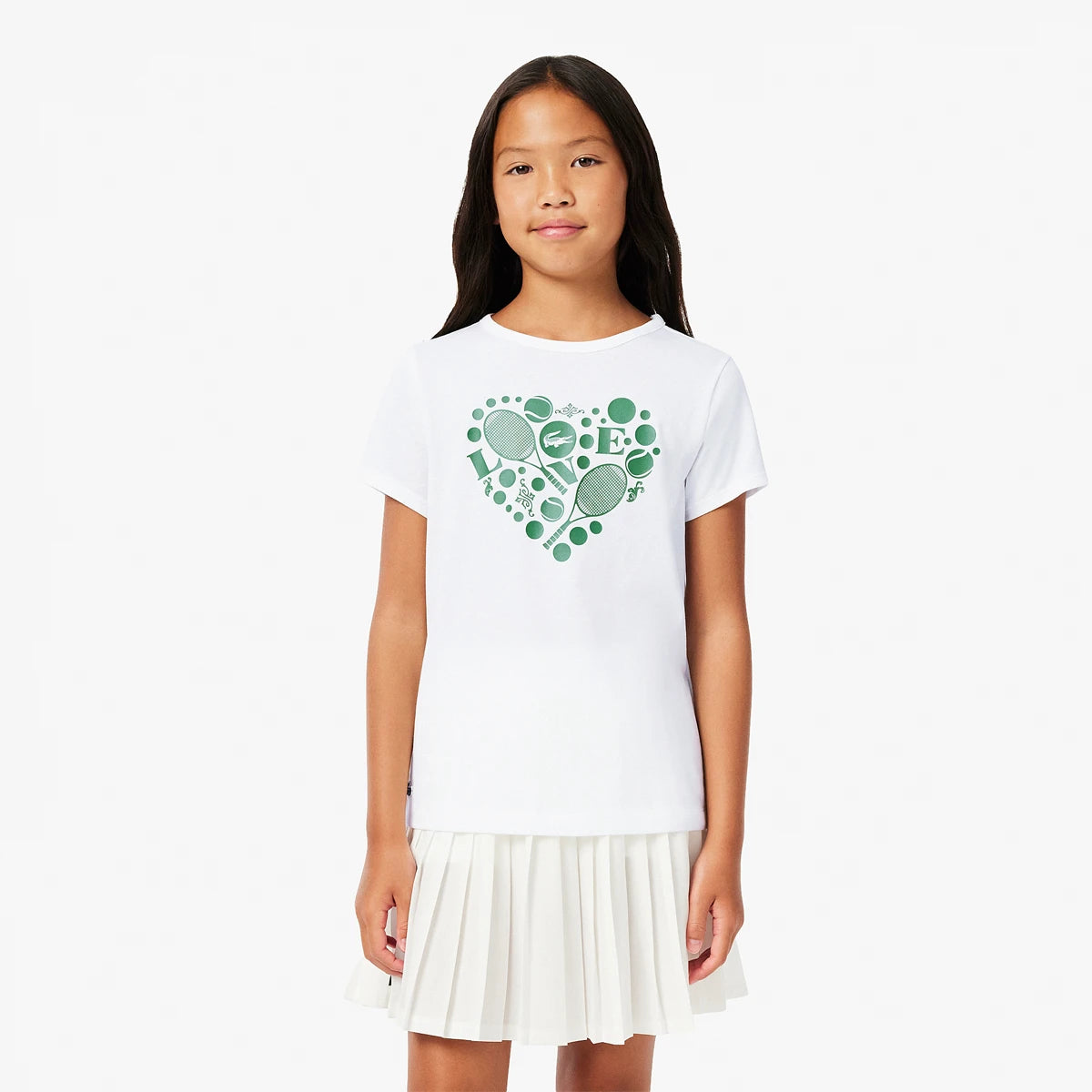 T-Shirt Lacoste Junior Girl Core Performance Graphic