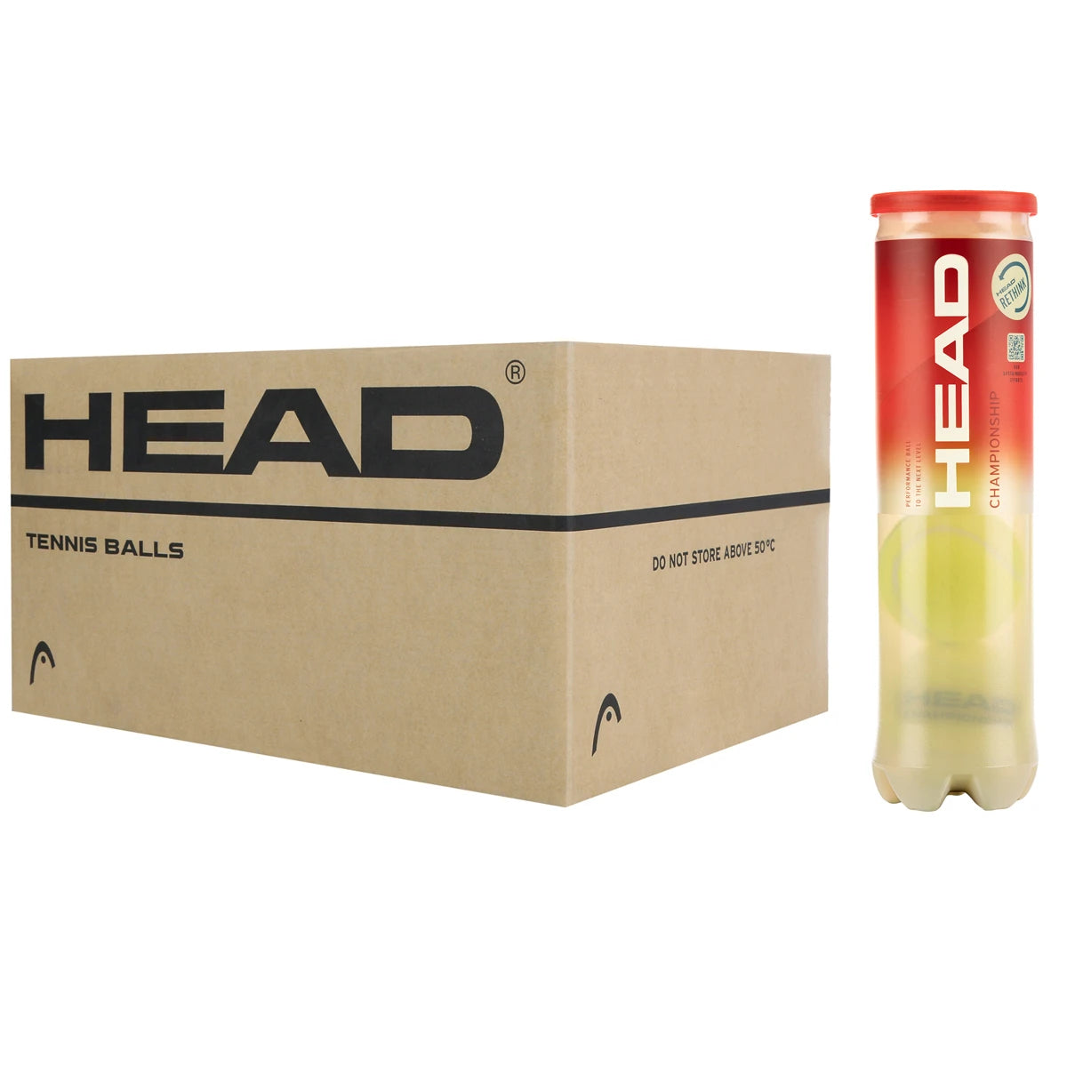 Box of 36 Tubes of 4 Head Championship Tennis Balls