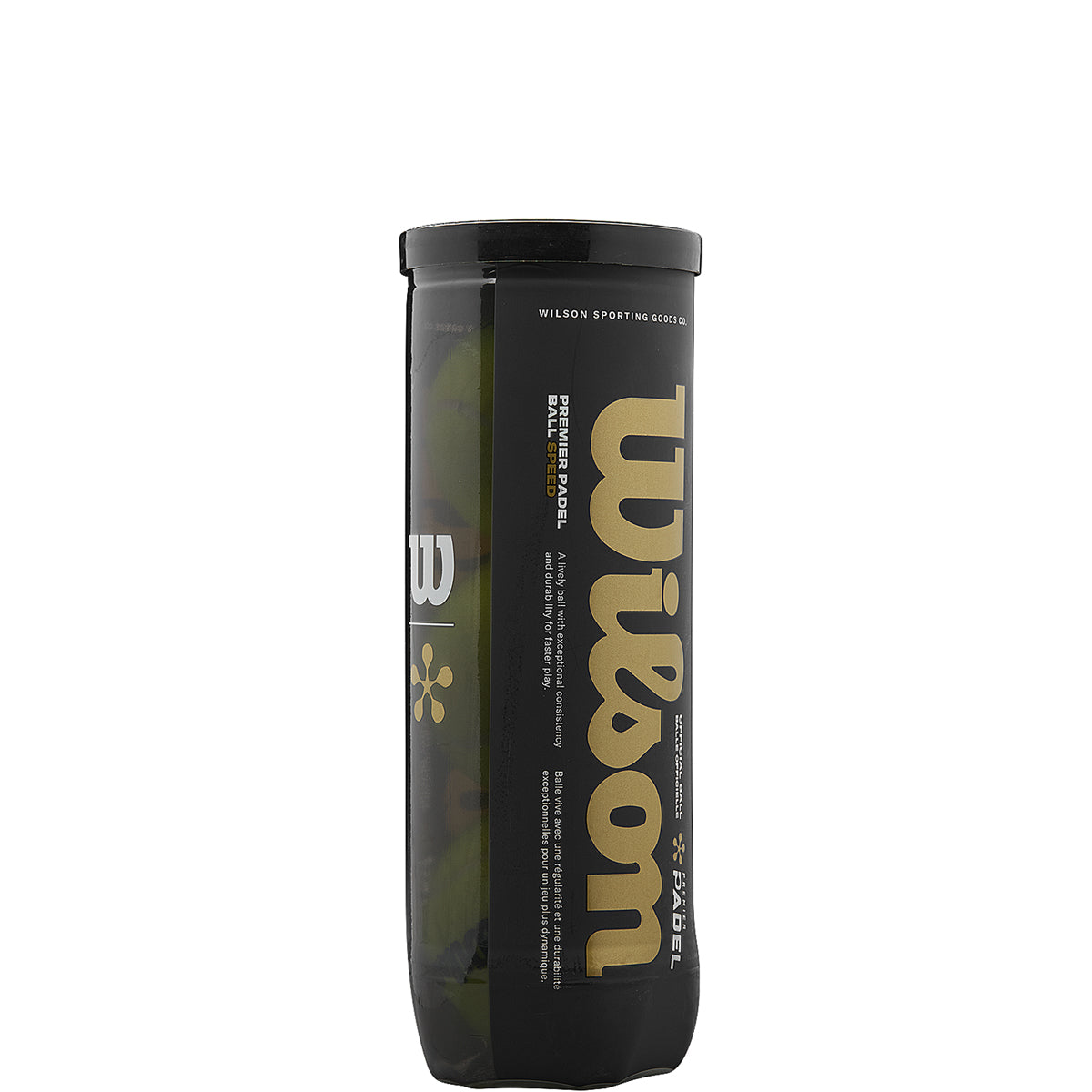 Tube of 3 Wilson Premier Padel Speed Padel Balls