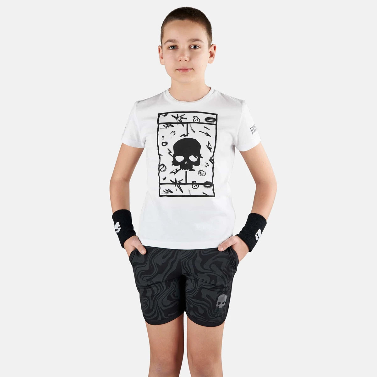 T-Shirt Hydrogen Junior Boy Tennis Court