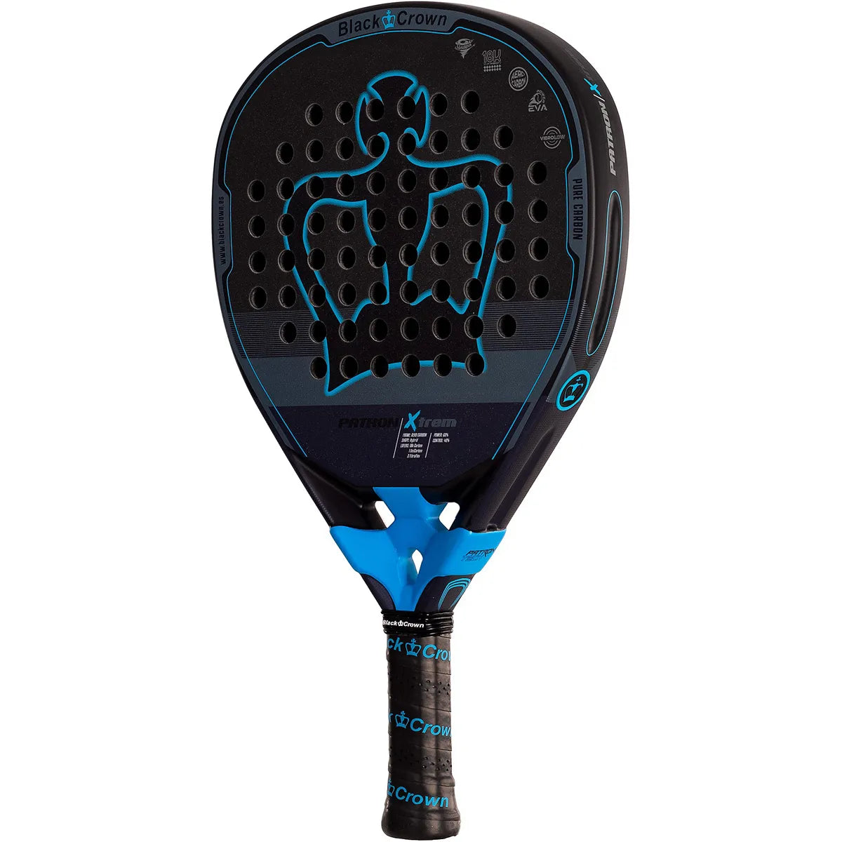 Padel racket Black Crown Patron Xtrem