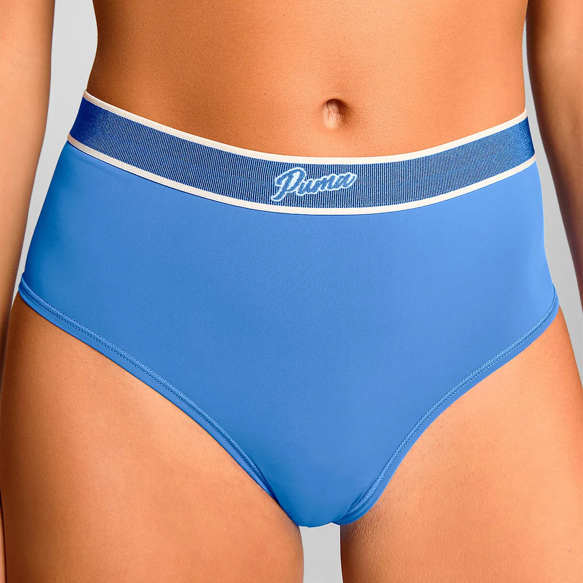 Puma Women's High Waist Brazilian Microfibre Brief
