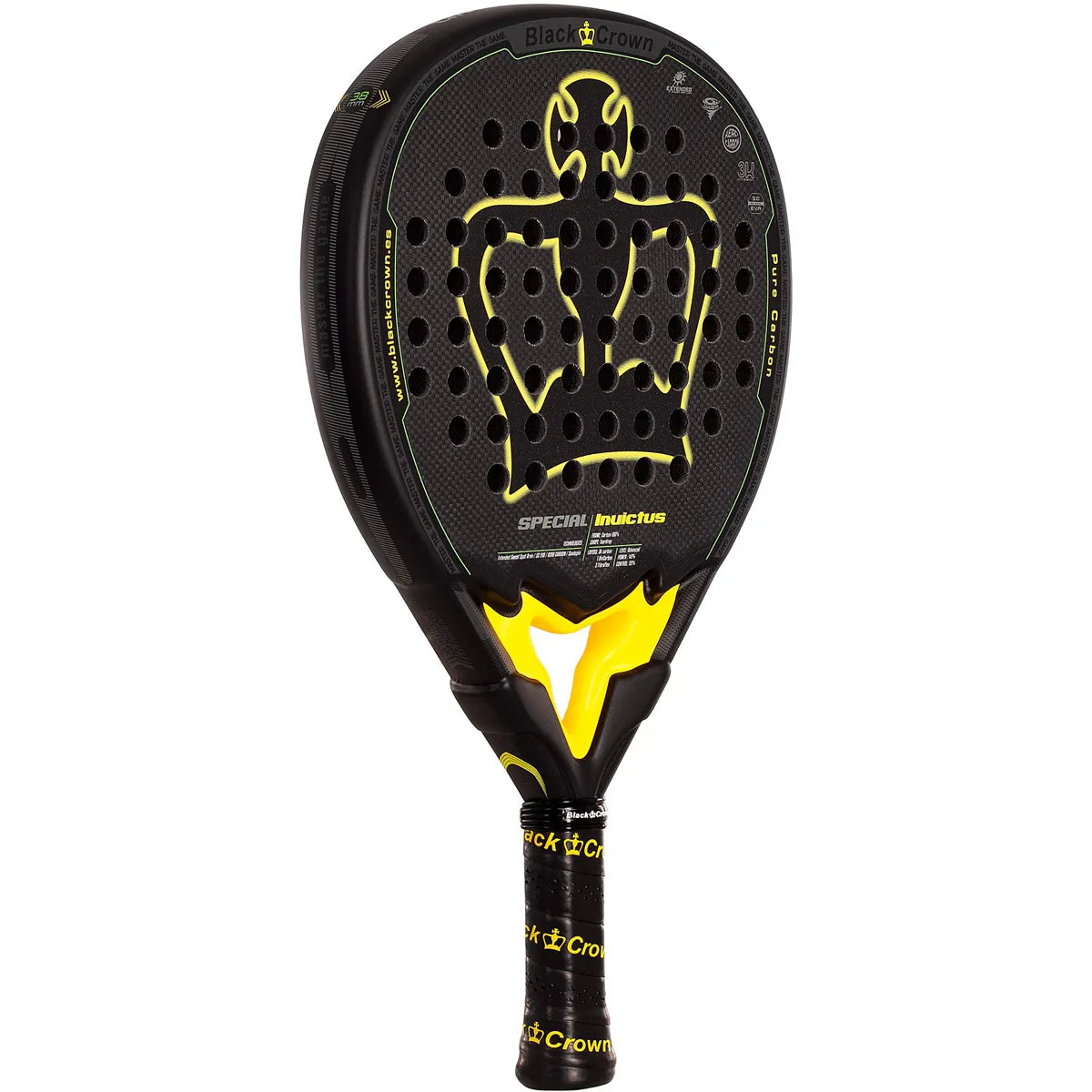 Black Crown Special Invictus Padel racket