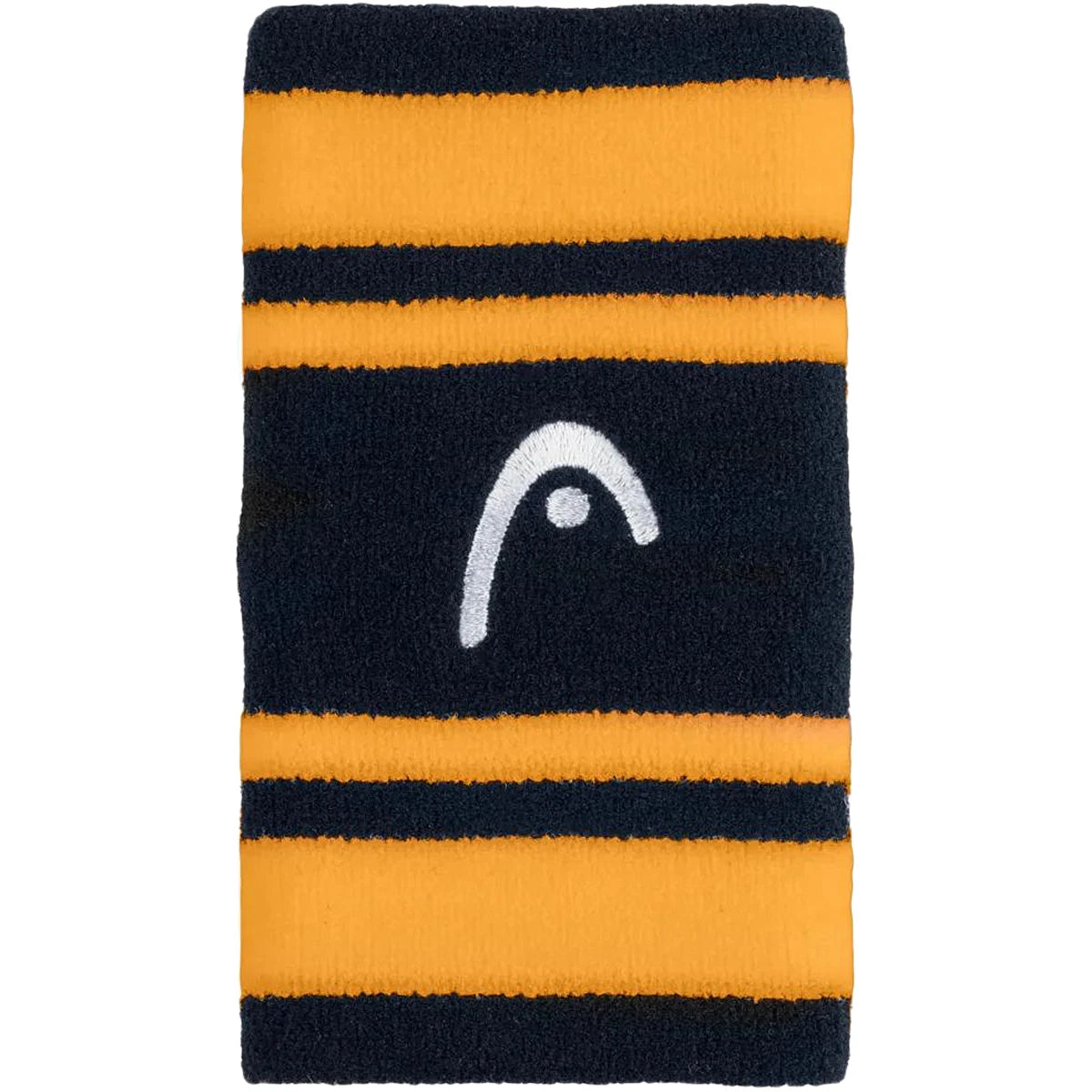 Pair of Head Double Width 5" Striped Wristbands