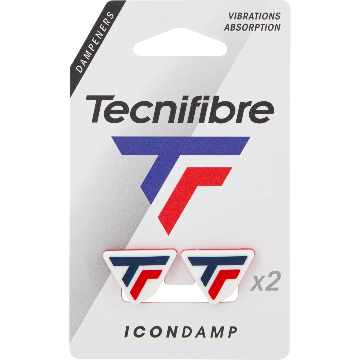 Tecnifibre Icon Dampeners White/Red X2