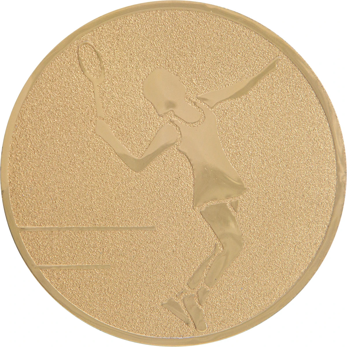 Medal Tennis Woman Stickers (Alu - 50Mm)