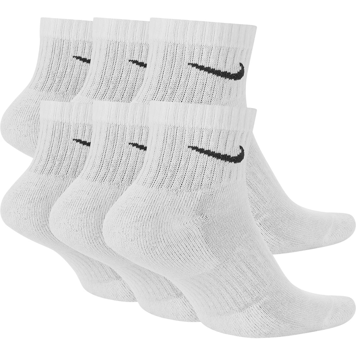 6 Pairs of Nike Cushioned Ankle Socks