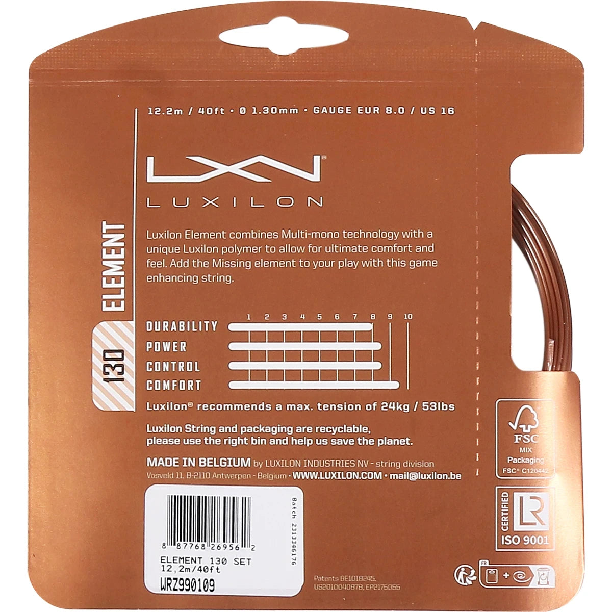 Luxilon Element String (12 Metres)