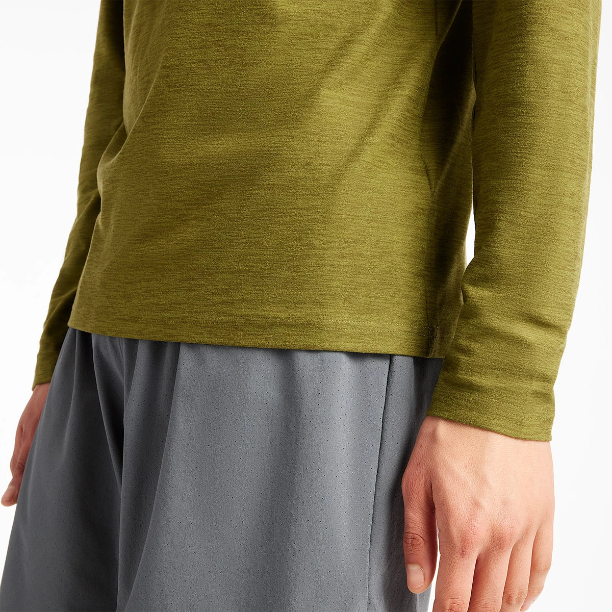 New Balance Long Sleeve 1/4 Zip Sport Essentials T-Shirt