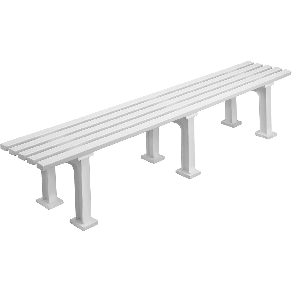 White Tennis Bench 2M
