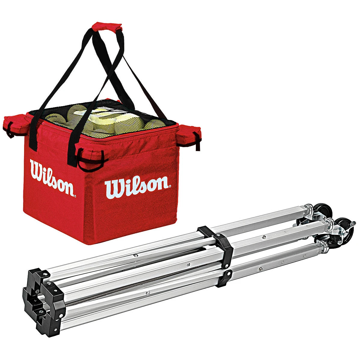 Wilson 150 Ball Basket with Wheels
