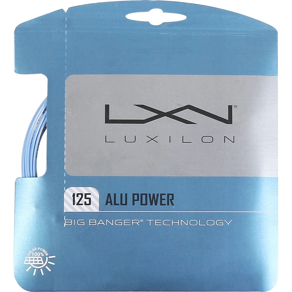 Luxilon Big Banger Alu Power Ice Blue String (12 Metres)