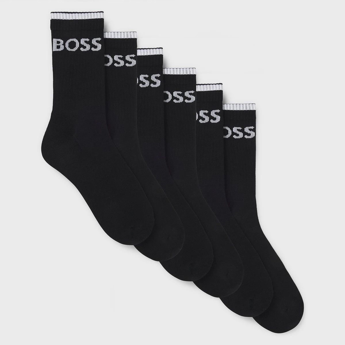 6 Pairs of Boss Stripe Socks