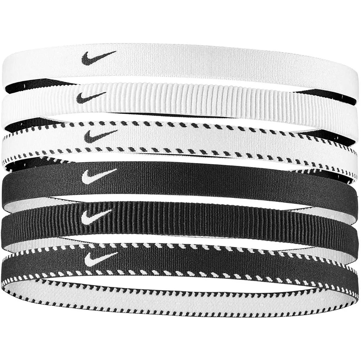 Pack of 6 Nike Swoosh Sport Elastics