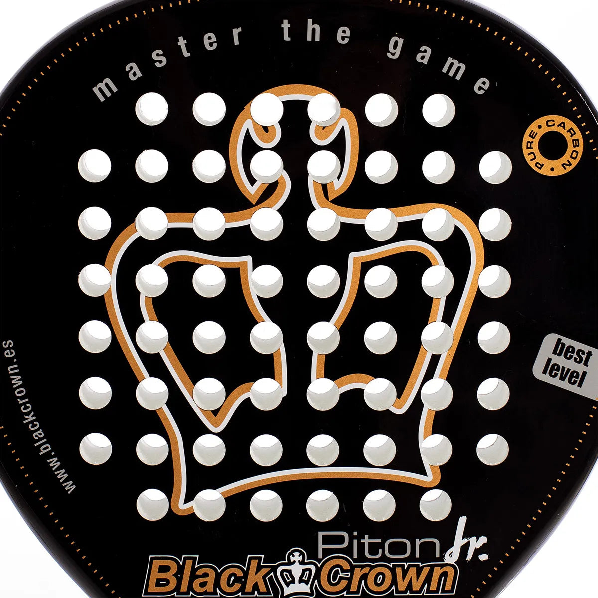 Junior Padel Racket Black Crown Piton