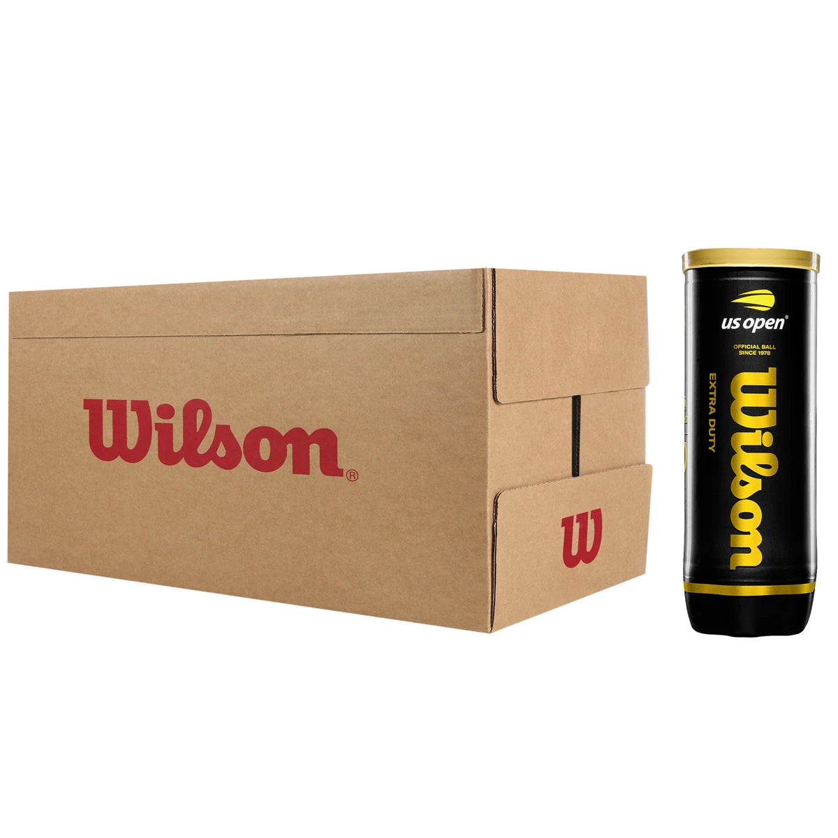 Carton of 24 Tubes of 3 Wilson US Open Tennis Balls