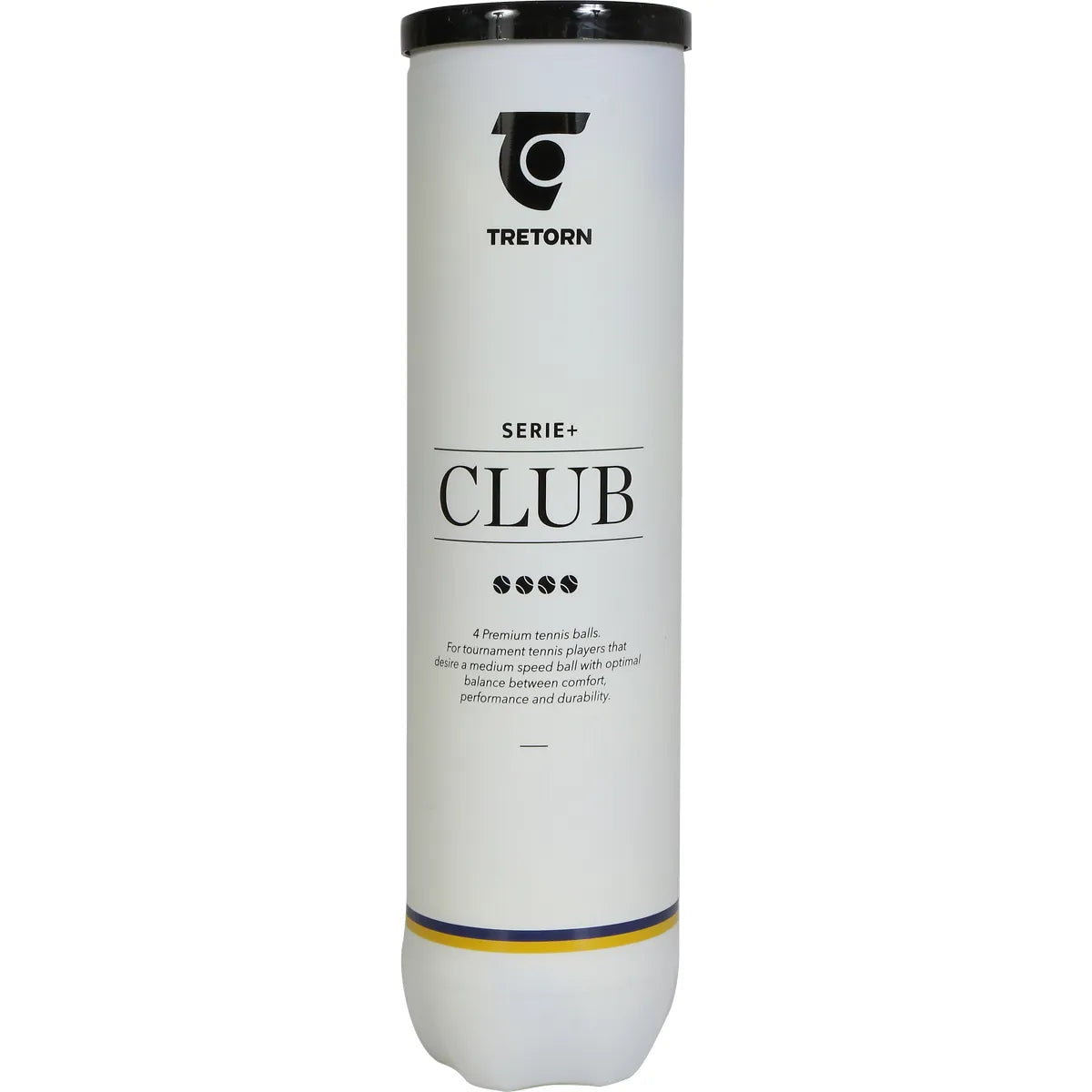 Tube of 4 Tretorn Serie+Club Tennis Balls