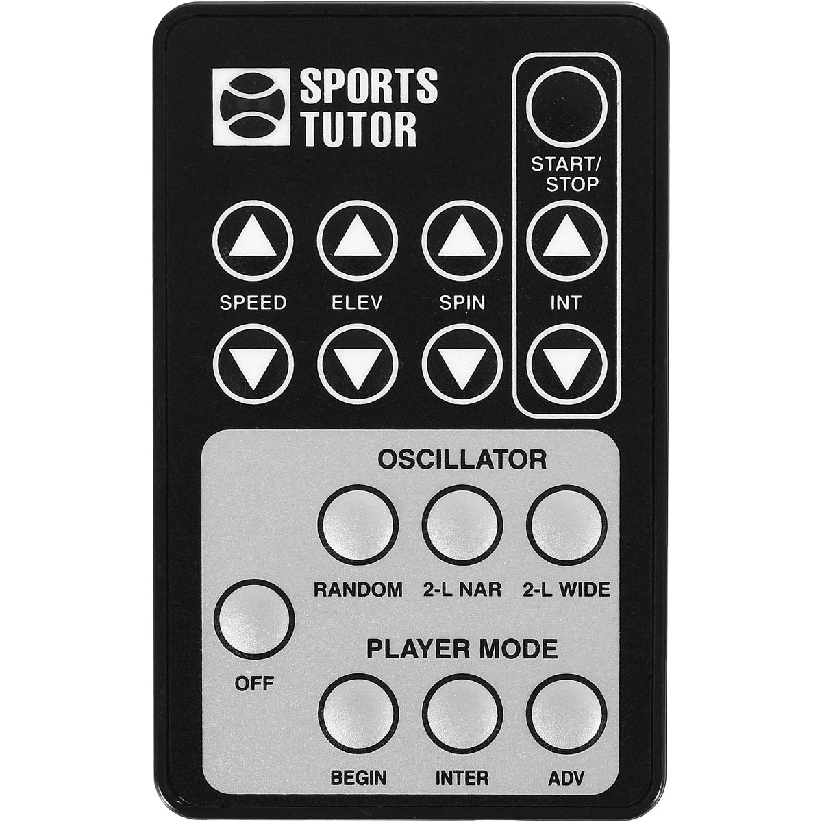 Multifunction Remote Control for Tennis Tutor Plus Player