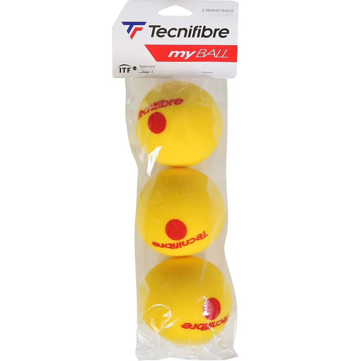 Tecnifibre Pack of 3 My Ball Foam Balls