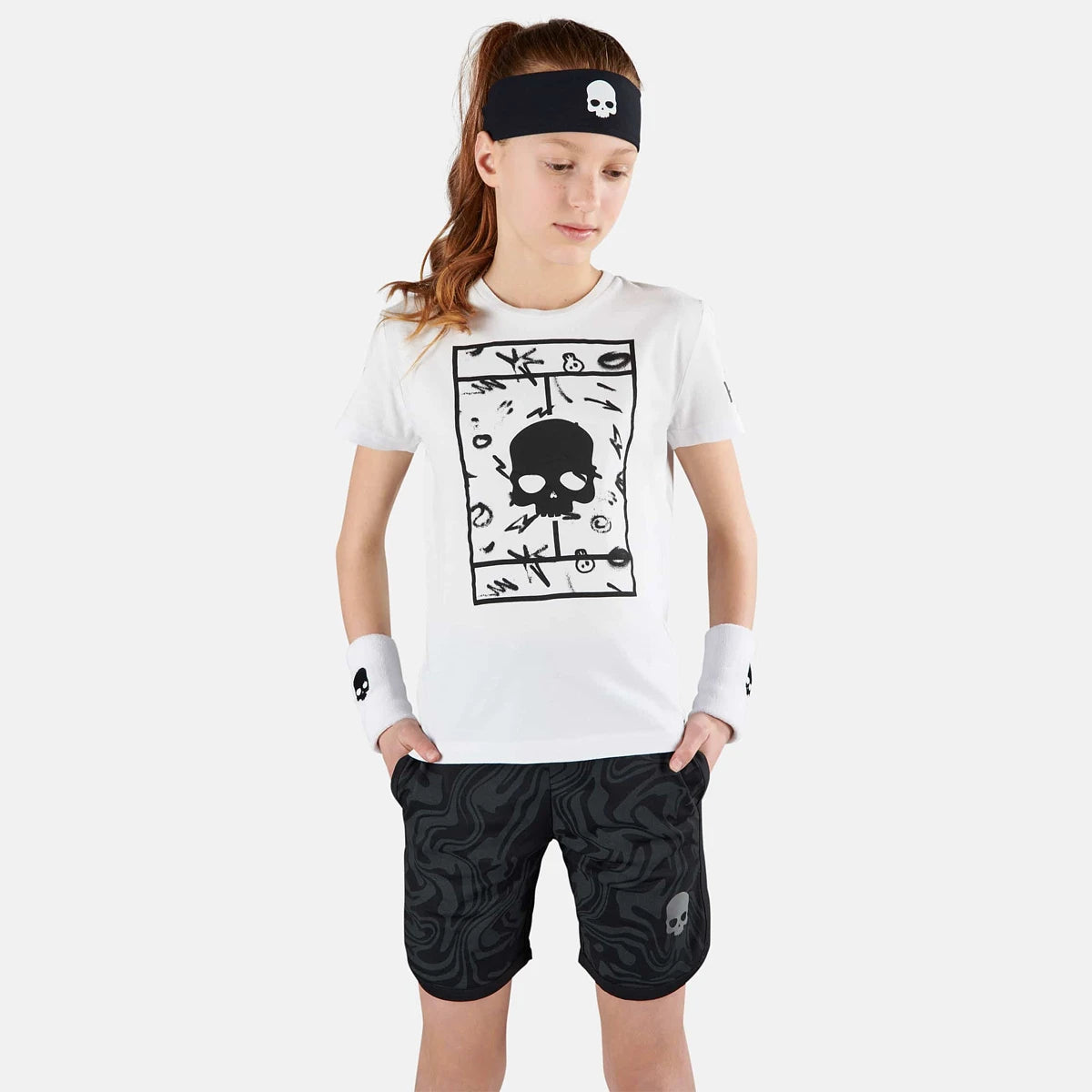 T-Shirt Hydrogen Junior Boy Tennis Court