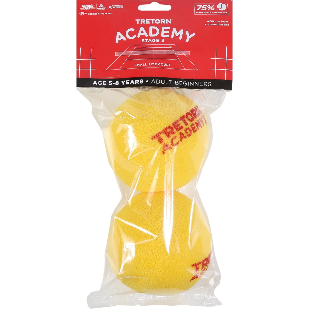 Pack of 2 Tretorn Foam Balls