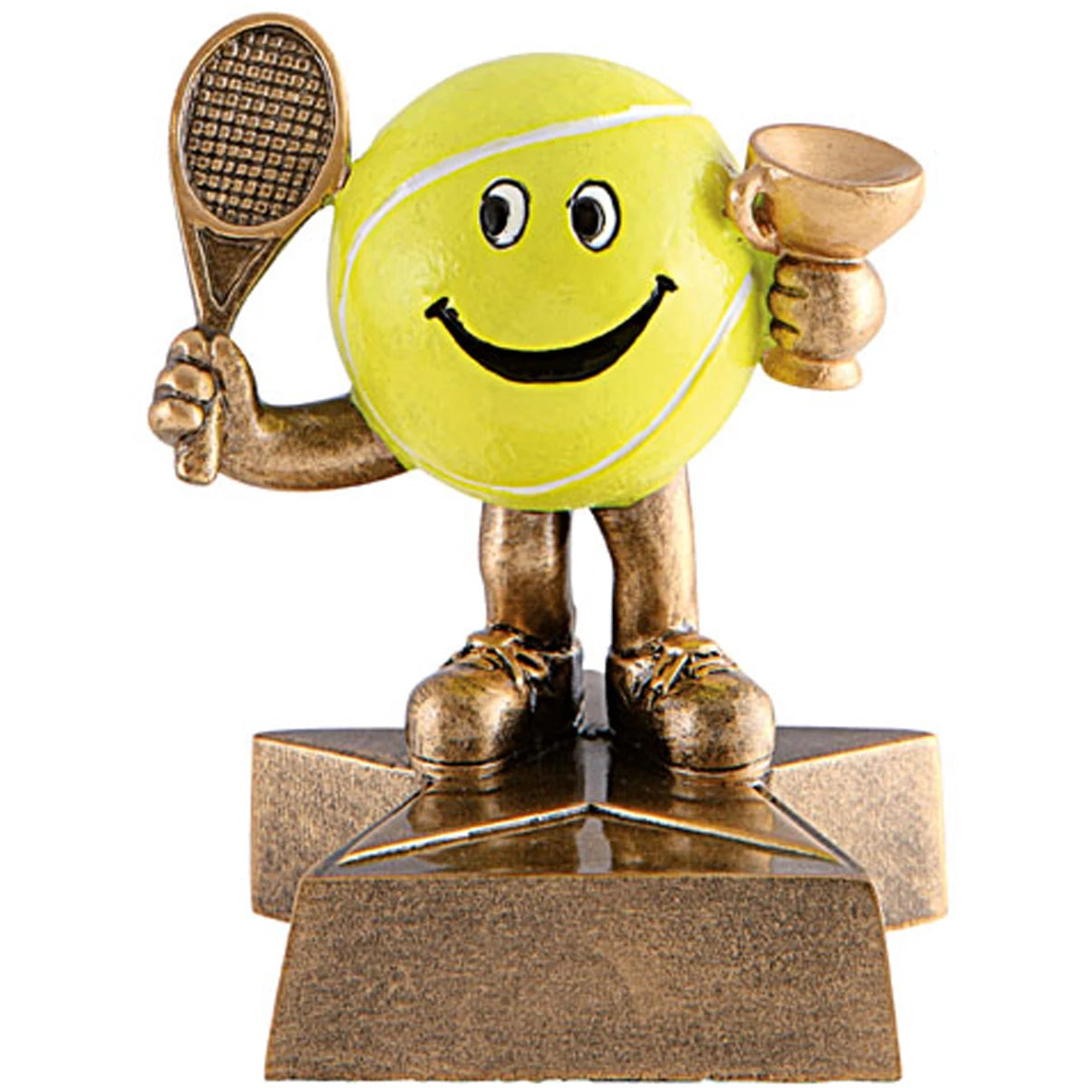 Resin Tennis Trophy 10Cm