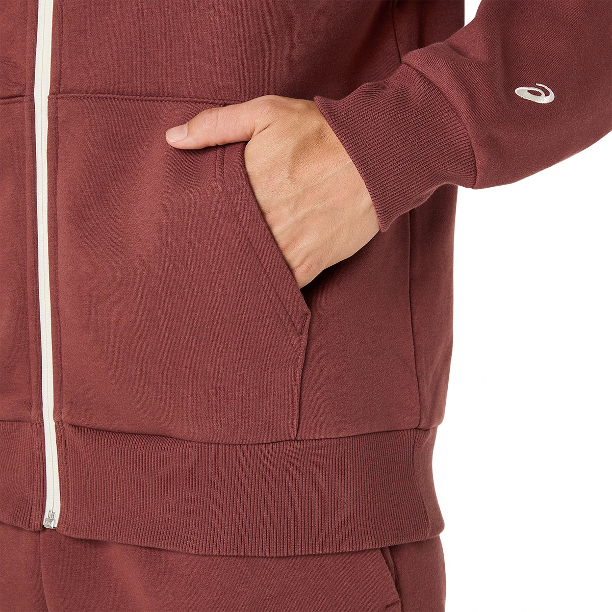 Asics Hoody Fleece Full Zip Sweatshirt