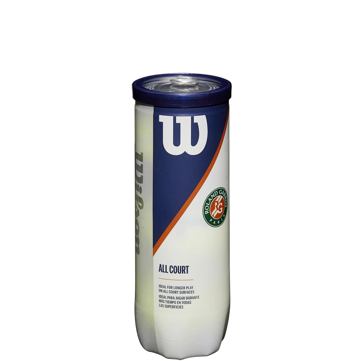 Tube of 3 Wilson Roland Garros All Court Tennis balls