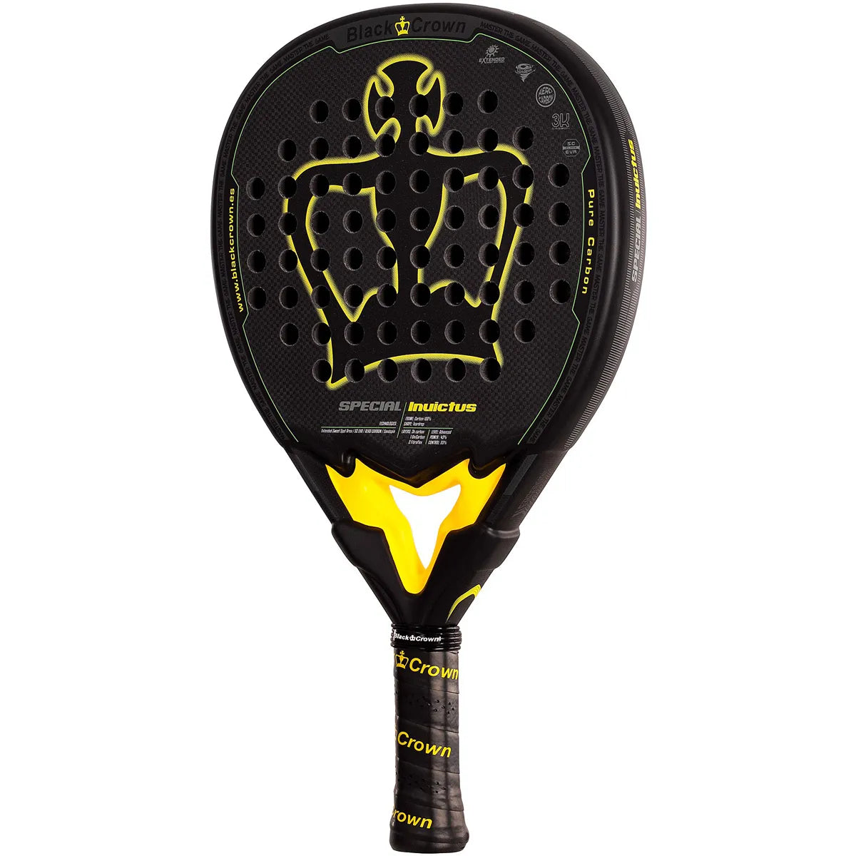 Black Crown Special Invictus Padel racket